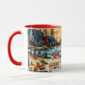 右室走行 マグカップ (左)