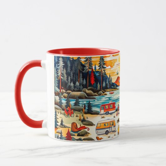 右室走行 マグカップ (左)