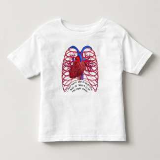 右心症ダジャレ トドラーTシャツ