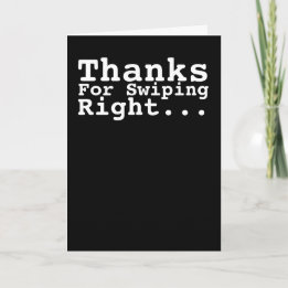 右感謝していユーモアをスワイプするために カード