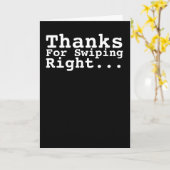 右感謝していユーモアをスワイプするために カード (黄色い花)