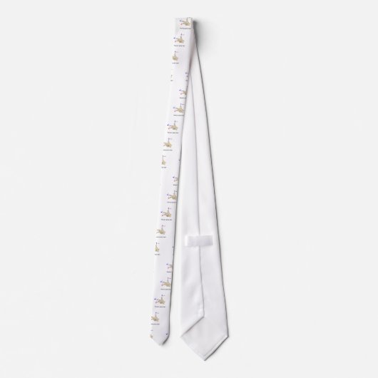 右手の法則のクロス積の物理学の集団の印 ネクタイ (裏面)