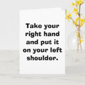 右手を取って自分の離れ... カード (黄色い花)