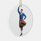 右手を持つスコットランドのダンサー セラミックオーナメント (右)