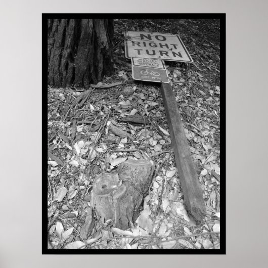 右折なし ポスター (正面)