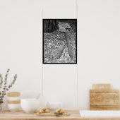 右折なし ポスター (キッチン)