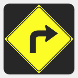 右折のみ スクエアシール