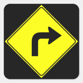 右折のみ スクエアシール