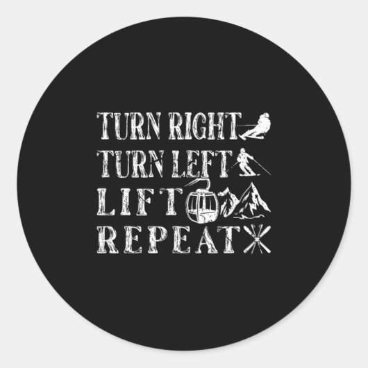 右折ス離れキリフト ラウンドシール (正面)