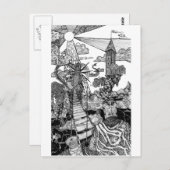 右方向 ポストカード (正面/裏面)