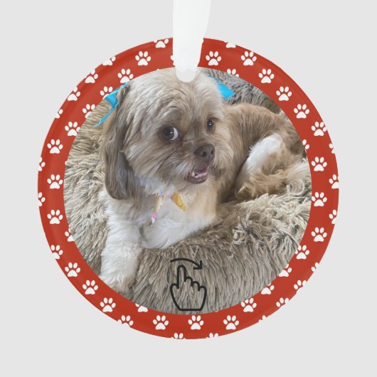 右旋回 – 背面を参照… オーナメント (正面)