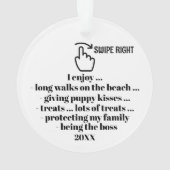 右旋回 – 背面を参照…オーナメント オーナメント (裏面)