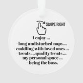 右旋回 – 背面を参照…オーナメント オーナメント (裏面)