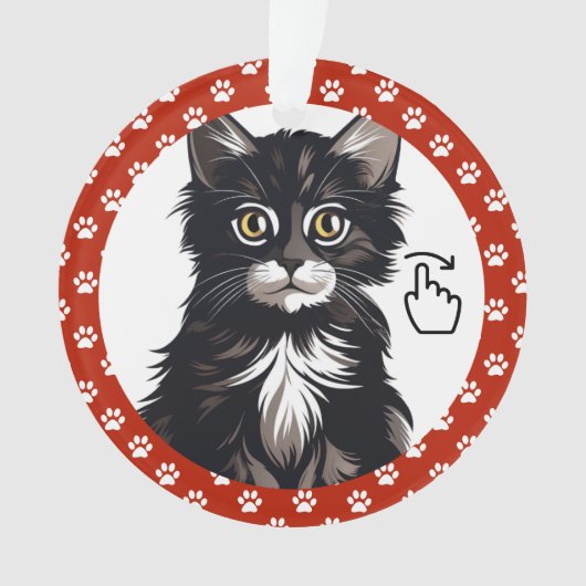 右旋回 – 背面を参照…オーナメント オーナメント (正面)