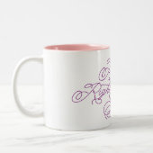 右最高のスワイプおもしろいEver Giral Love引用文 ツートーンマグカップ (左)