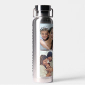 右最高のスワイプフォトコラージバレンタインデーの贈り物 ウォーターボトル (背面)