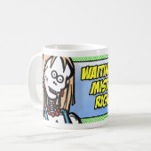 右氏を待っている コーヒーマグカップ (正面左)