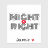 右白やる気を起こさせる黒ステッカー シール (シート)