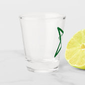 右矢印ショットグラス – 鋭いベクトルデザイン ショットグラス (左)