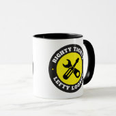 右締め左利き マグカップ (正面右)