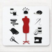 右縫い マウスパッド (正面)