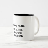 右翼のラジオの病人か。 ツートーンマグカップ (正面右)