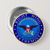 右翼極端家 缶バッジ (正面&裏面)