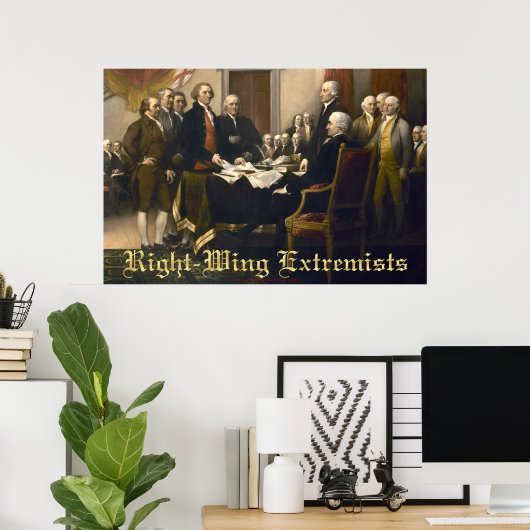 右翼過激派 ポスター (ホームオフィス)