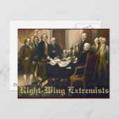 右翼過激派 ポストカード (正面/裏面)