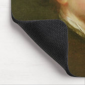 右肩(油に見る自画像 マウスパッド (コーナー)