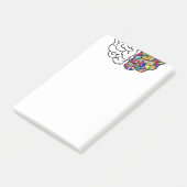 右脳、離れ脳 ポストイット (アングル)