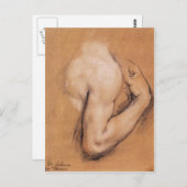 右腕はがきの勉強 ポストカード (正面/裏面)