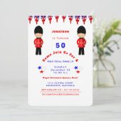 右膝王室の上誕生日 招待状 (スタンド正面)