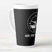 右舵Cfiフライトインストラクターパイロットギフト カフェラテマグ (左アングル)