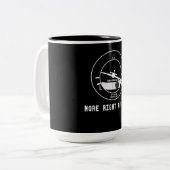 右舵Cfiフライトインストラクターパイロットギフト ツートーンマグカップ (正面左)