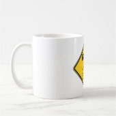 右車線エンドロードサインマグ コーヒーマグカップ (左)