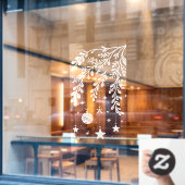 右隅のミスタントウメリーィンドウが引っ掛かる ウィンドウサイン (カフェ窓)