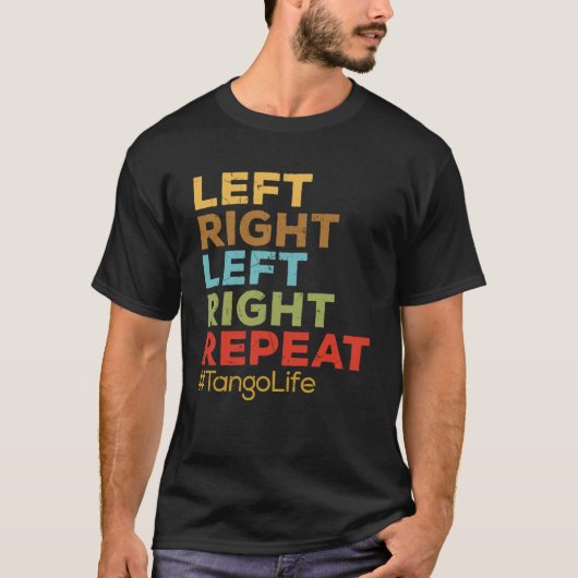 右離れリピート丹後ライフ丹後先生 Tシャツ (正面)
