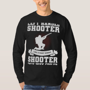 右離れ利のシューティングシューティングフーのようなハンドシューティングシューティング Tシャツ