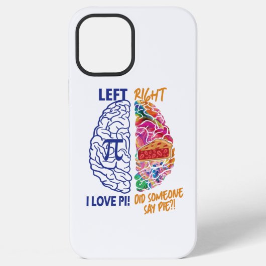 右離れ脳笑いおもしろいPi iPhoneケース (裏面)