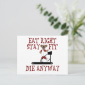 右食べ – フィット ポストカード (スタンド正面)