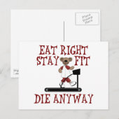 右食べ – フィット ポストカード (正面/裏面)