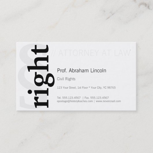 右! 名刺 (正面)