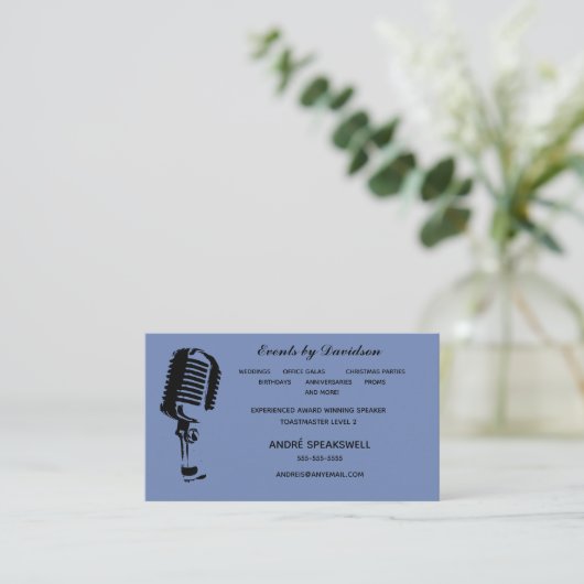 司会者 名刺 (スタンド正面)