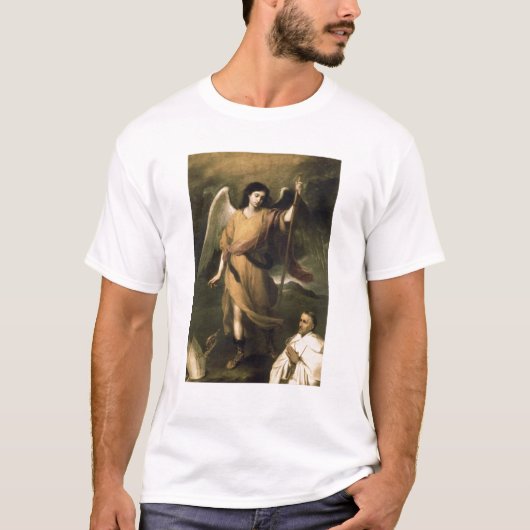 司教とのDomonte大天使Raphael Tシャツ (正面)