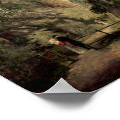 司教のグランドからサリスベリー大聖堂 ポスター (角)