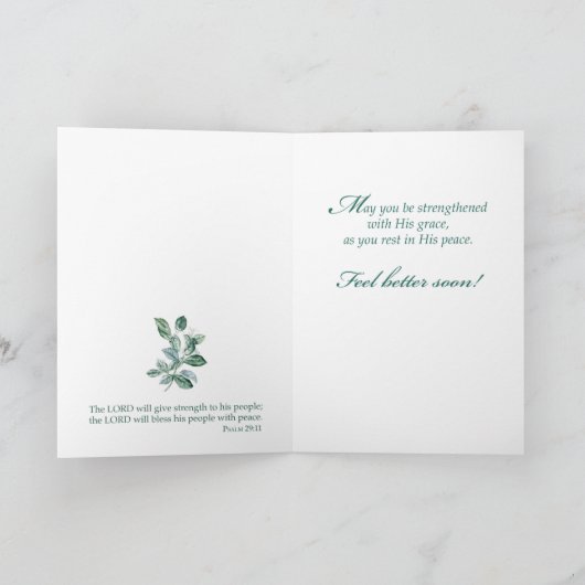 司教よ元気を得よ、主の十字架で休め カード (内部)