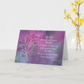 司教主と紫賛美と称保される カード (黄色い花)