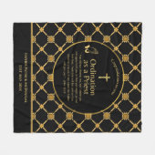 司教授与新司法主新出受任カスタム フリースブランケット (正面(横))