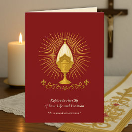 司教誕生日カード カード